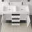 Almando Modern 48" Double Bathroom Vanity Set