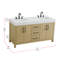 Meuble-lavabo double 60 po_Traditional_VF60660-797712373