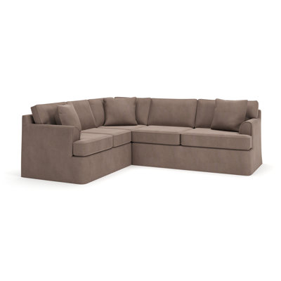 Conradina 2-Piece Slipcovered Sectional by Birch Lane