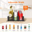 Organisateur de boissons pour réfrigérateur, distributeur de canettes de boissons gazeuses pour réfrigérateur avec glissière à largeur ajustable, organisateur de support de canettes de bière et de boissons, pouvant contenir jusqu'à 15 canettes