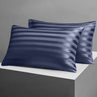 Luxury Stripe Standard Pillowcase - Set of 2