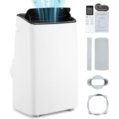 14,000 Btu Portable Air Conditioner, Cools Up To 750 Sq.ft, Ac Built-In Cool ,Black