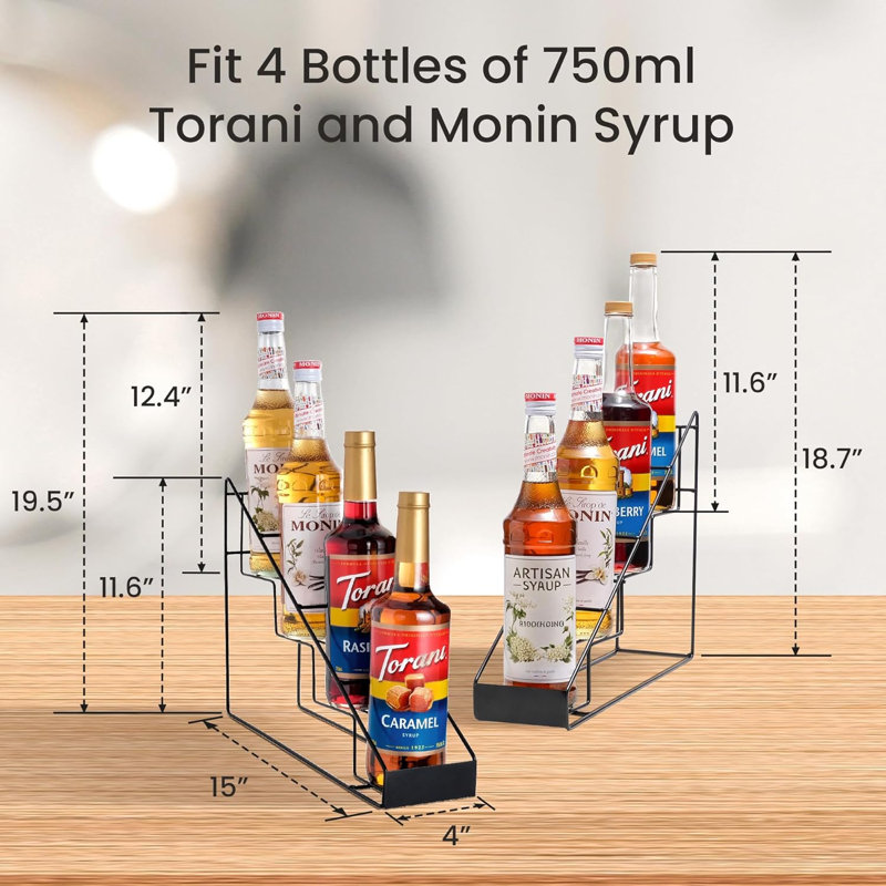 Coffee Syrup Rack
