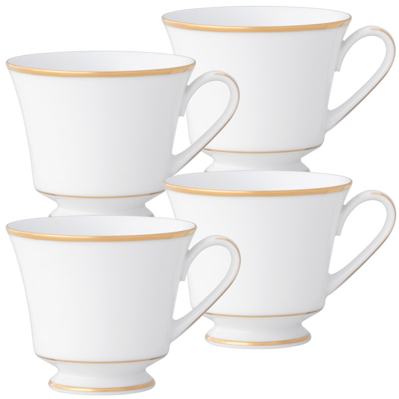 Ensemble de 4 tasses à thé Noritake Hertiage, 8 oz
