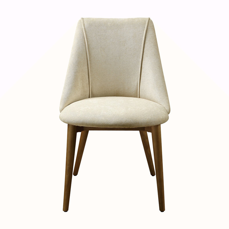 Chaise d'appoint en microfibre polie