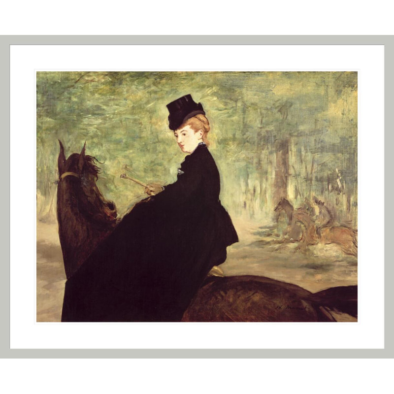 La chevalière par impression giclée encadrée, H 33,5 po x l 40,81 po