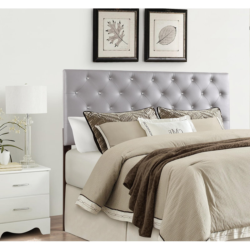 Headboard, Gray, Queen
