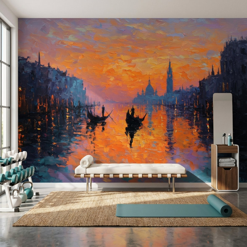 Adhésif mural Venice, Texturé non collé, 100 po x 96 po