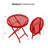 17.7 In. Round Patio Folding Side Table-1976704481