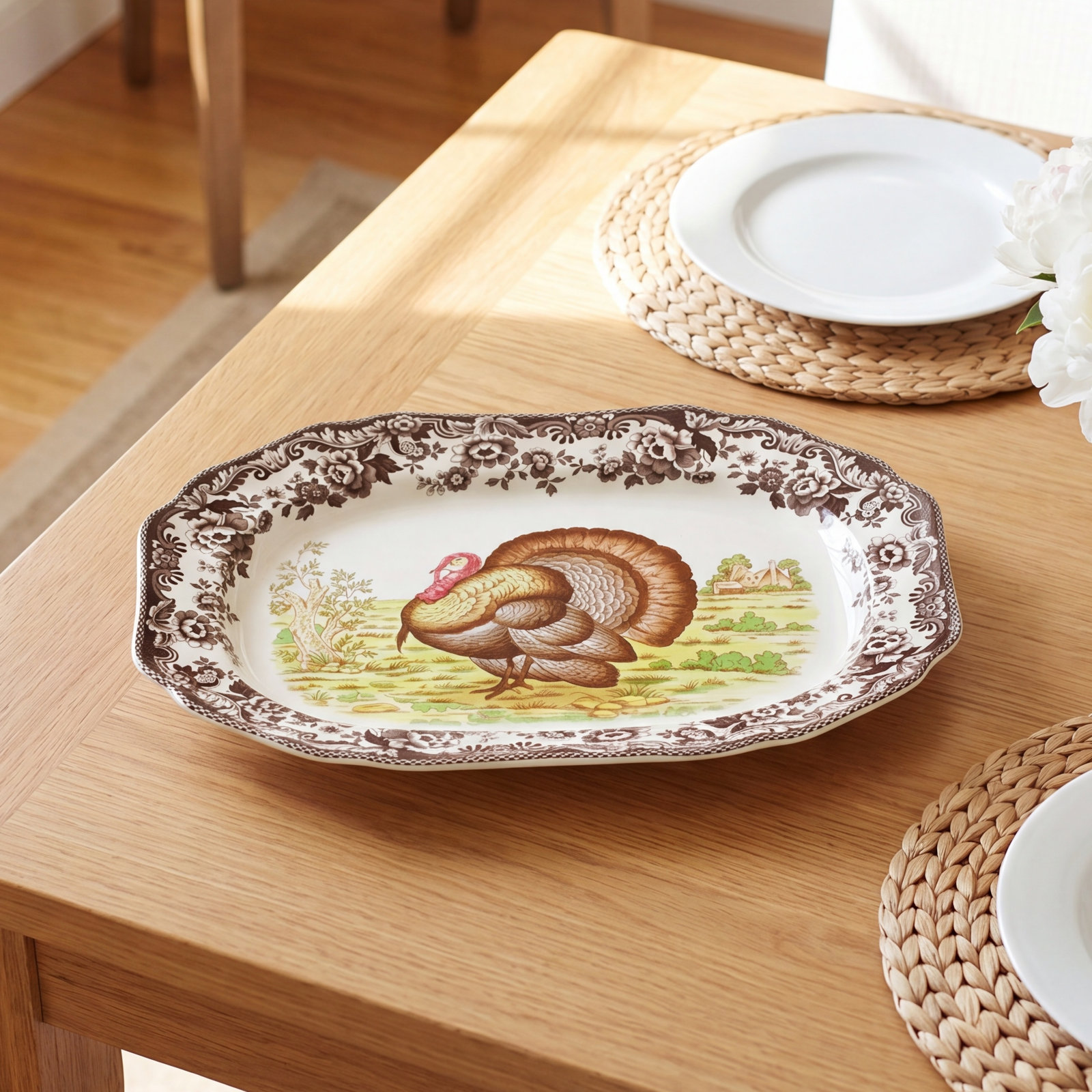 Woodland Turkey Platter