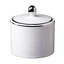Sugar Pot LIZARD PLATIN   diam. 3.3 in, H 3.5 in