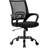 Ergonomic Office Chair Home Desk Chair Task Mesh Computer Chair Gaming With Back Lumbar Support Armrest Modern Swivel Modern Adjustable Rolling Executive Mesh Chair For Women Men (Black)