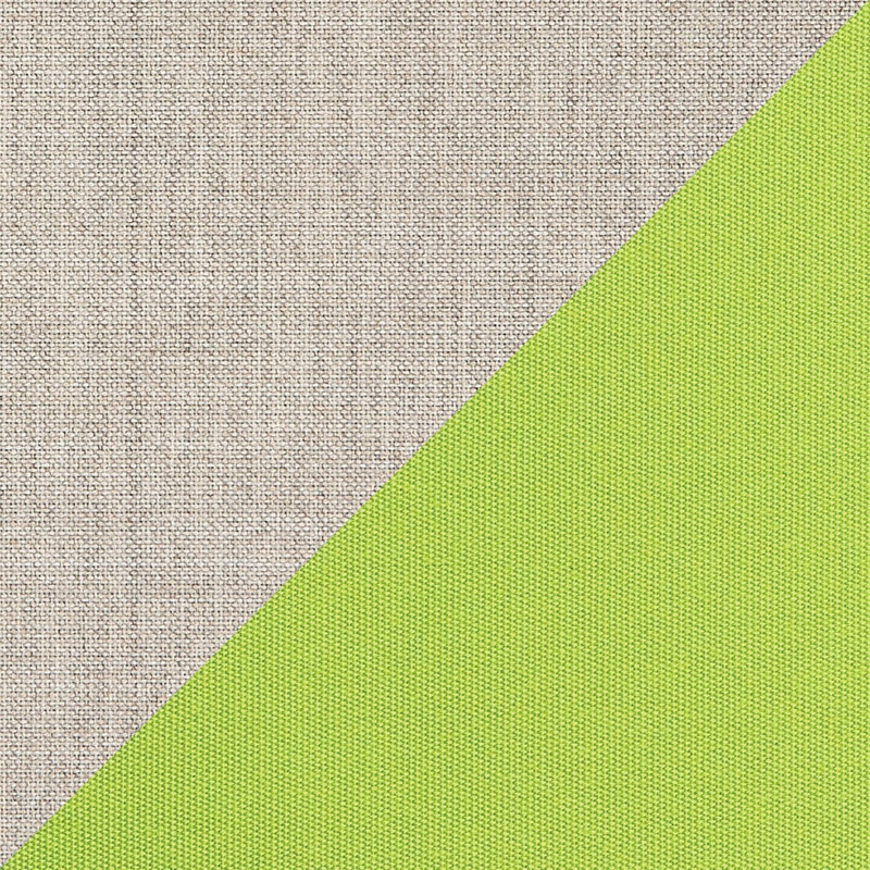 Quincy Striped Outdoor Reversible Throw Pillow, 13" x 20", Lime Green/Silver