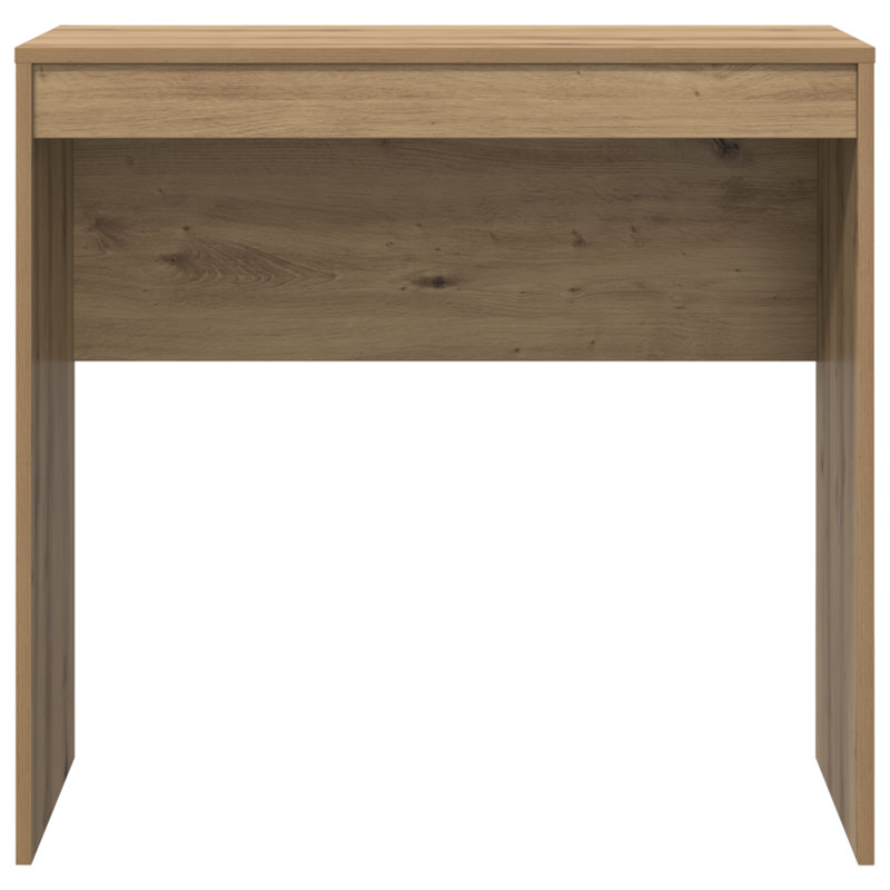 Writing Desk Particle Board 76 Cm, 76cm H x 80cm W x 40cm D, Artisan Oak