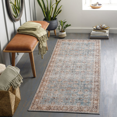 Bria Washable Oriental Indoor Rug