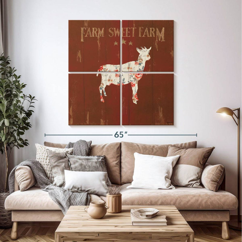 Brampt Farm Patchwork XI, 45" H x 45" W