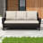 Outdoor Wicker Sofa With Cushions-1399502879
