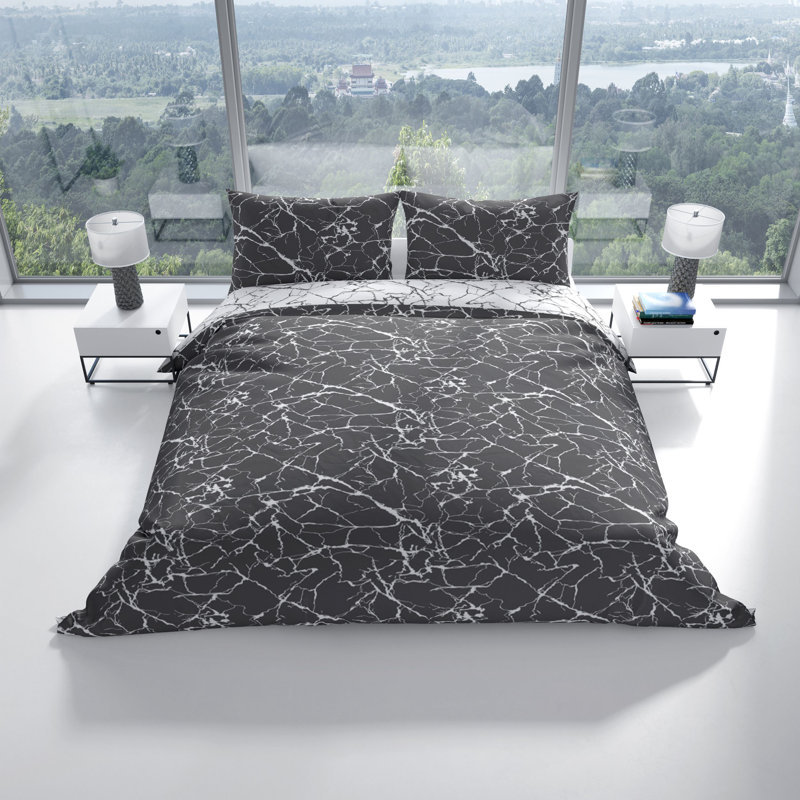 Lewin Renforcé Bed Linen, 220 x 240 cm - 2 Pillowcases 80 x 80 cm
