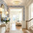 Abrego 3 - Light Glass Crystal Flush Mount Ceiling Light