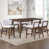 7 pièces : table, 6 chaises est en rupture de stock