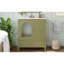Meuble-lavabo 30 po avec lavabo, ensemble de meuble-lavabo simple autoportant avec 3 tiroirs de rangement et porte semi-armoire, armoire en bois avec lavabo en céramique pour la salle de bain-934548301