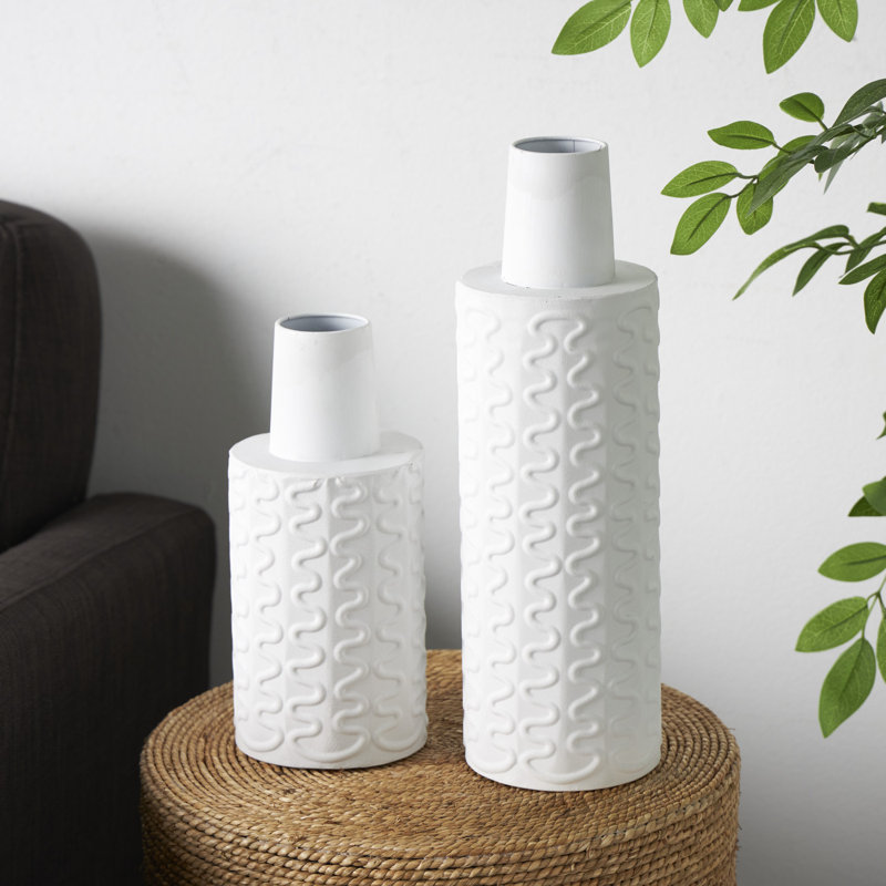 Ensemble de vases de table en métal 2 pièces Frideres
