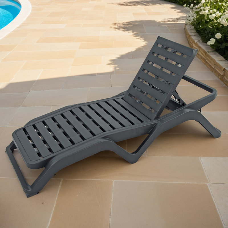 Scirocco Garden Lounger, Anthracite