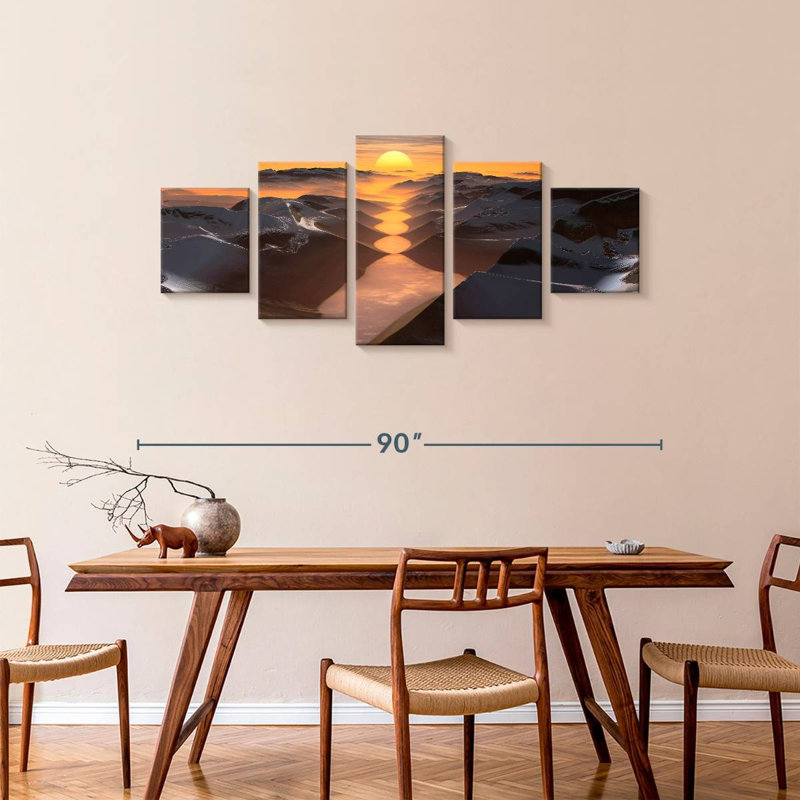Himalayan Pools, 36" H x 80" W