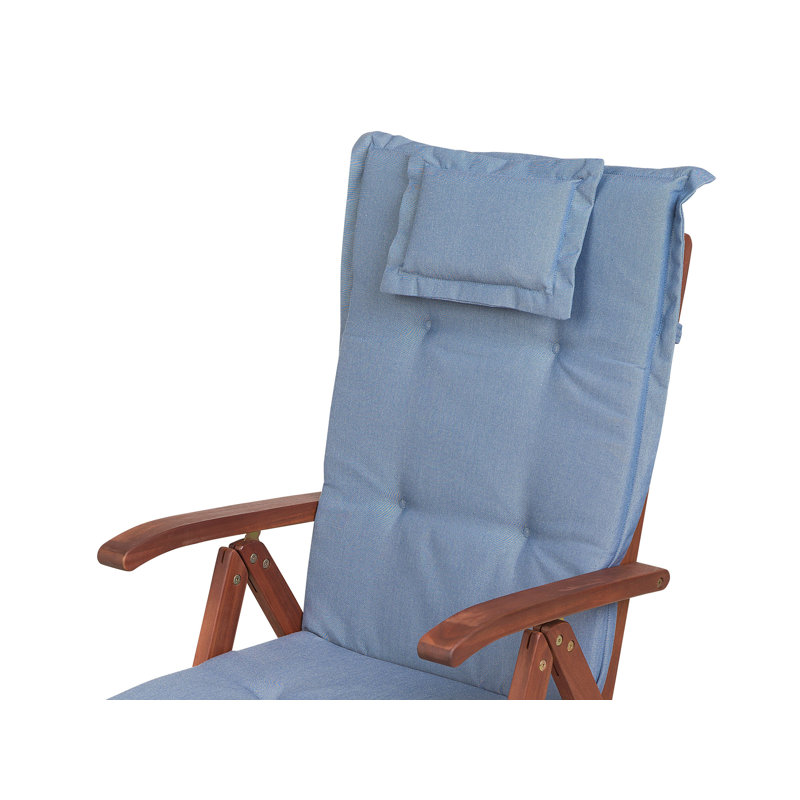 Meith Folding Patio Dining Dining Chair with Cushion
