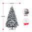 Flocked Artificial Christmas Tree-1111843905