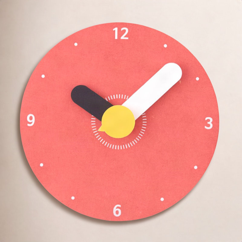 Horloge murale Jordi, Rouge