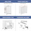 Base de meuble-lavabo simple 29,84 po seulement