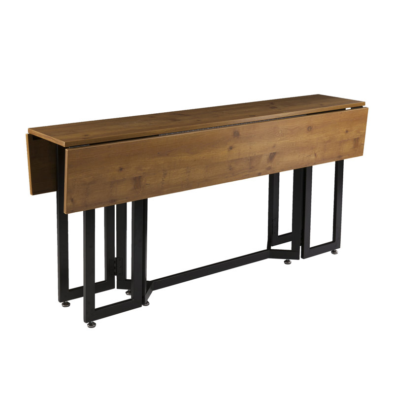 Adams Extendable Dining Table, Black