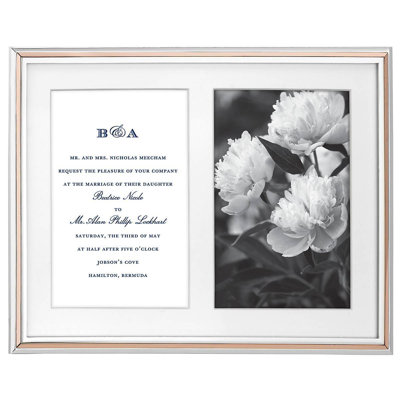 Rosy Glow Metal Picture Frame