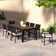 Ehrenfried 8 - Person Patio Dining Set with Rectangular Table , Cushions Included