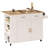 Tieshka 47.2" W Rectangle Kitchen Island with Drawers and Cabinets-44760833