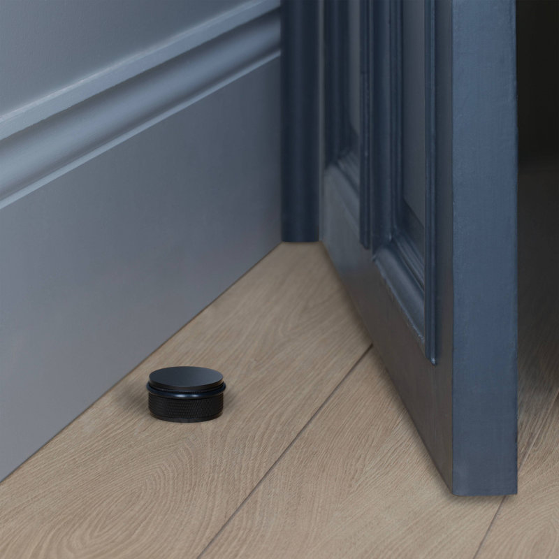Door Stop / Floor, Black