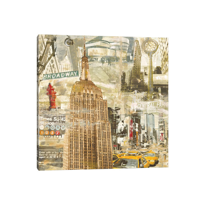 In New York City by Tyler Burke - Wrapped Canvas Print, 30.48 cm H x 30.48 cm W