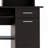 Hutch Desk, Multiple Shelves, Keyboard Tray, CPU Anel, One Drawer -Black-281751190