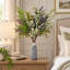 Tiges de feuillage mélangées artificielles 36 "avec bourgeons de protea, fougères et baies, sprays d'eucalyptus pour un décor rustique