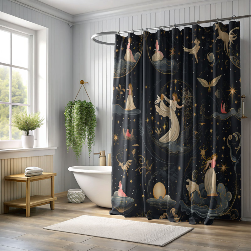 Rideau de douche Imko, H 74 po x l 71 po