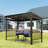 6.5 x 12 FT Hardtop Grill Gazebo-105823085