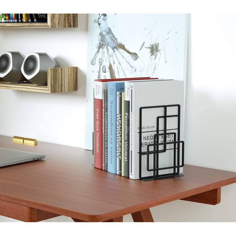 Metal Non-Skid Bookends