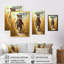 Souris dans l'herbe - reproduction sur toile-86805547-86805550