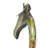 Wynn Metal Indoor Outdoor Tall Giraffe Decorative Sculpture with Detailed Embossed Scrollwork