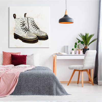 Fancy Boots Sparkling Fashion Shoes Deluxe Pattern by Ziwei Li - Graphic Art