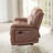 87" Multi-Functional Comfort Three-Seater Reclining Sofa With Drop-Down Table-116620112