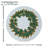 Glass Beads Embroidered Round Placemat