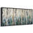 Blue Birch Tree Forest - Oversized Framed Wall Decorations Canvas Print-111653067-111653068