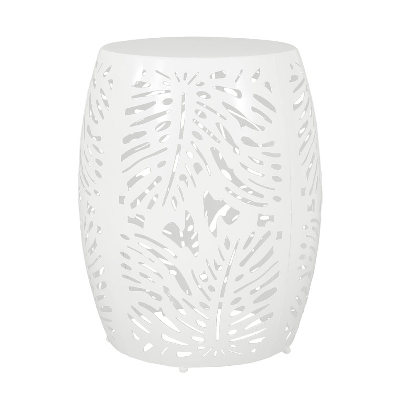 Metal End Table -Large(Only Including Table), White